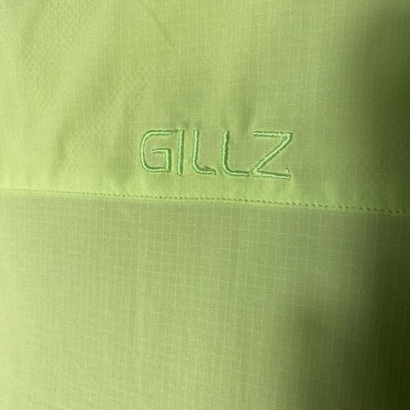 Gillz Flora-Bama Men's Button Up Shirt Fishing Short Sleeve Neon Green Size M - Picture 5 of 6